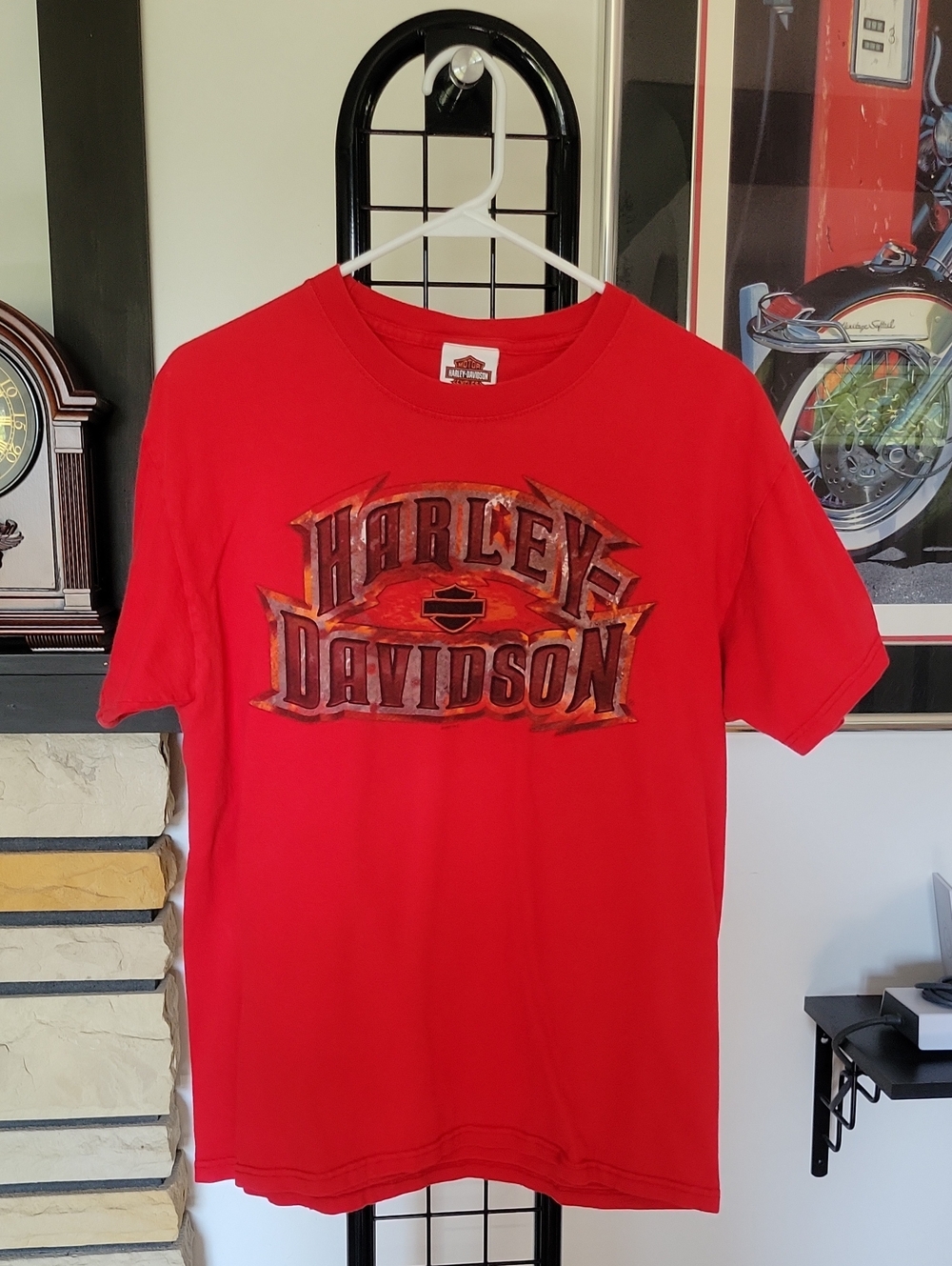 Harley-Davidson T-shirt Medium Red 2007